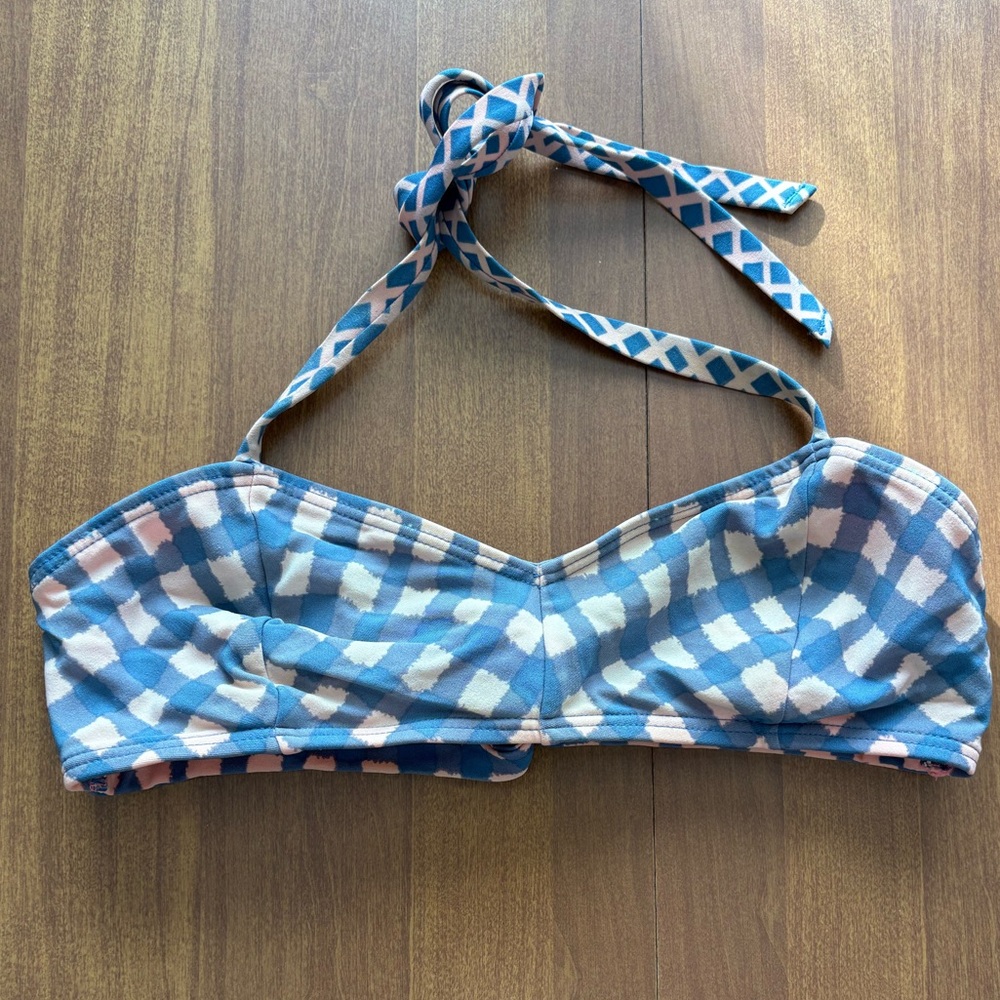 Marc By Marc Jacobs Pink and Blue Swimwear Top